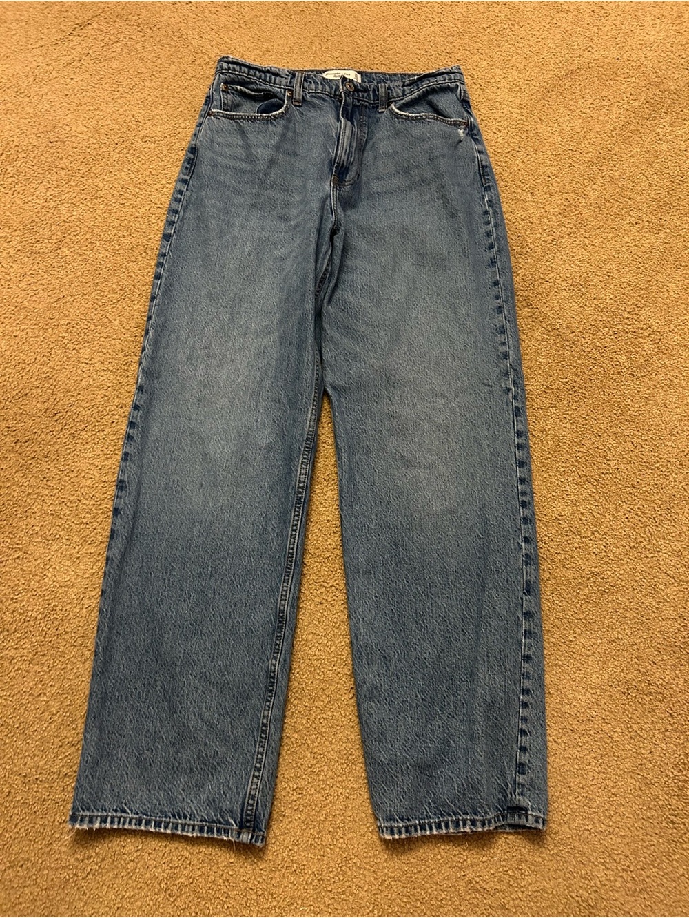 abercrombie high rise loose jeans